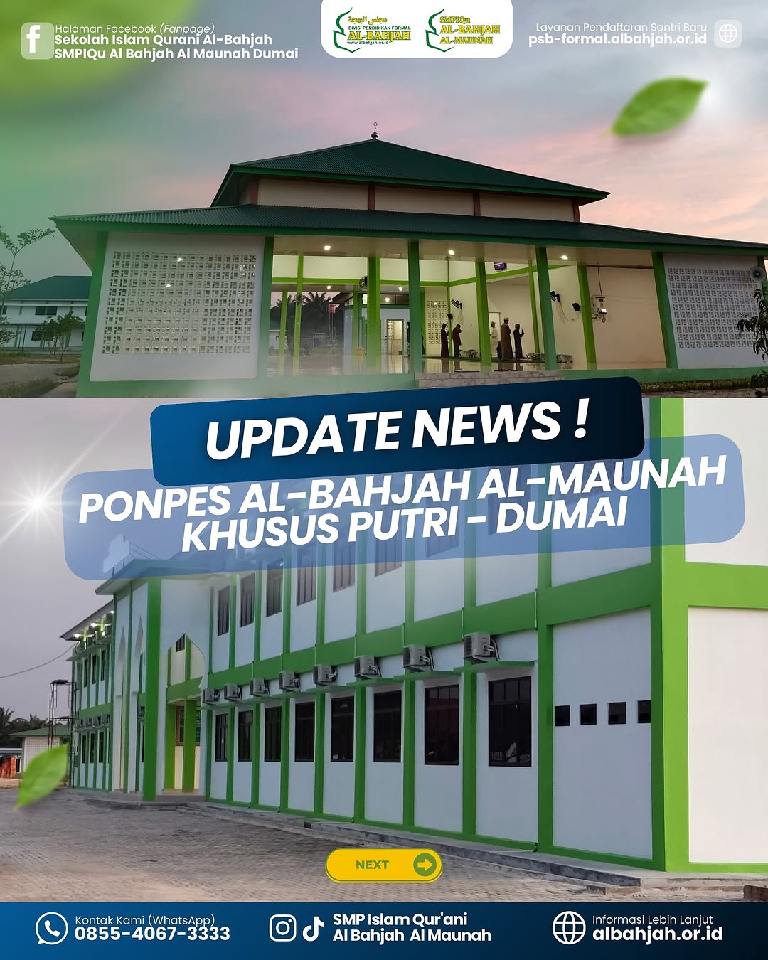 Kabar Terkini! SMPIQu Al-Bahjah Al-Ma'unah Terus Berbenah, Fasilitas Baru Siap Dukung Santri Lebih Nyaman! SMPIQu Al-Bahjah Al-Maunah